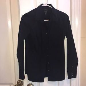 J Crew Navy Button Down Shirt